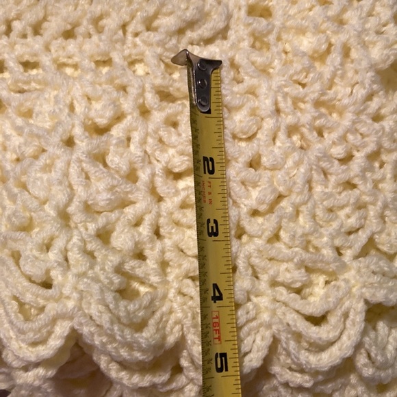 Hand Crocheted Oversized Afghan - 66” x 90” - Picture 15 of 15